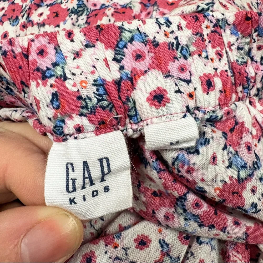 Gap Kids Pink Floral Pull-on Ruffle Skort Girls M 8